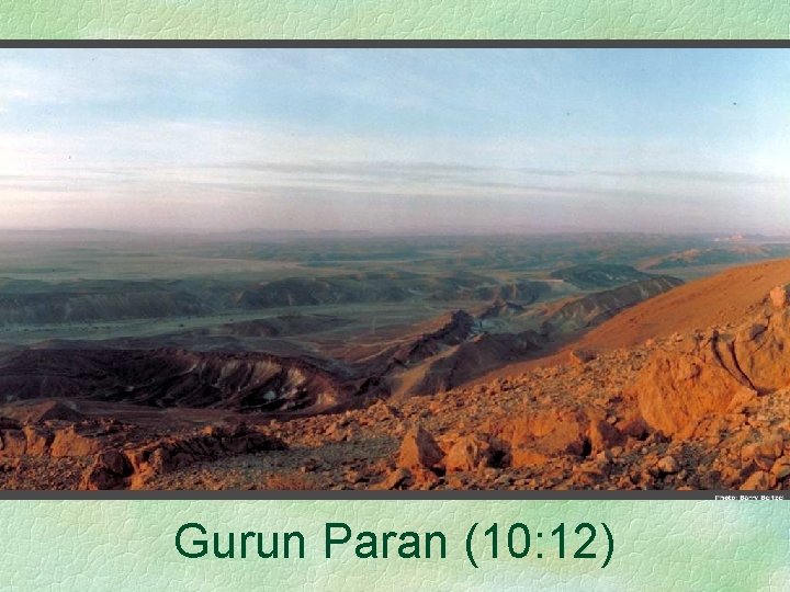 Gurun Paran (10: 12) 