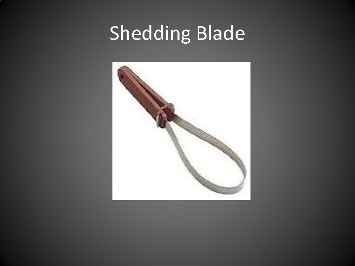 Shedding Blade 