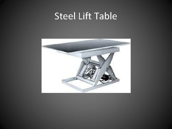 Steel Lift Table 