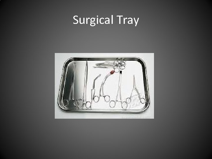 Surgical Tray 