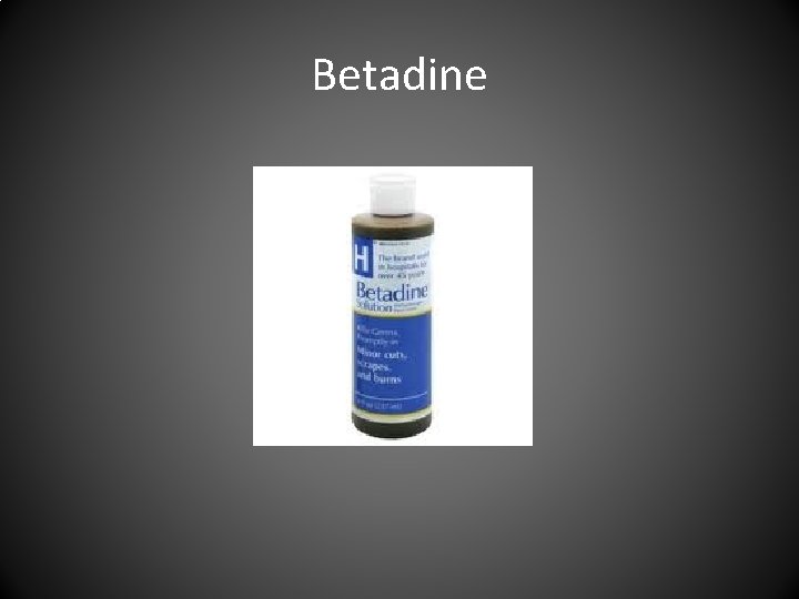 Betadine 