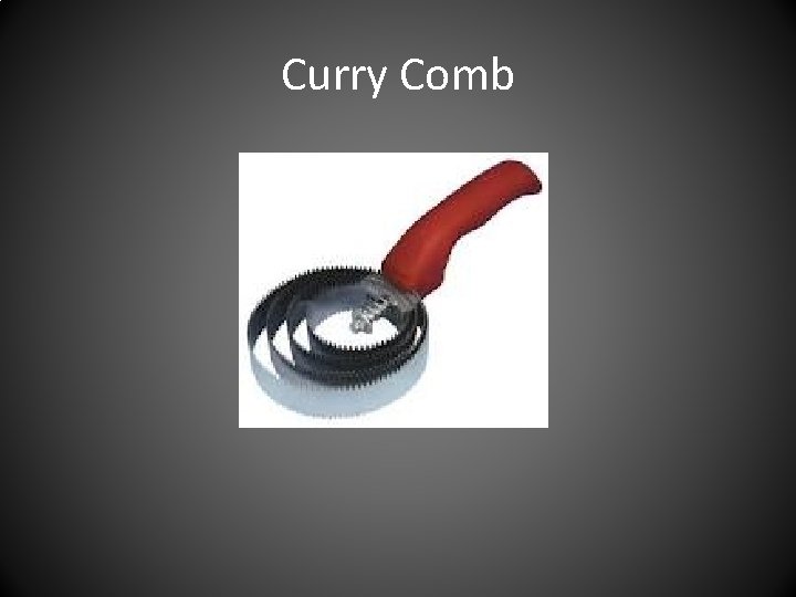 Curry Comb 