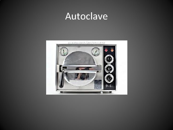 Autoclave 