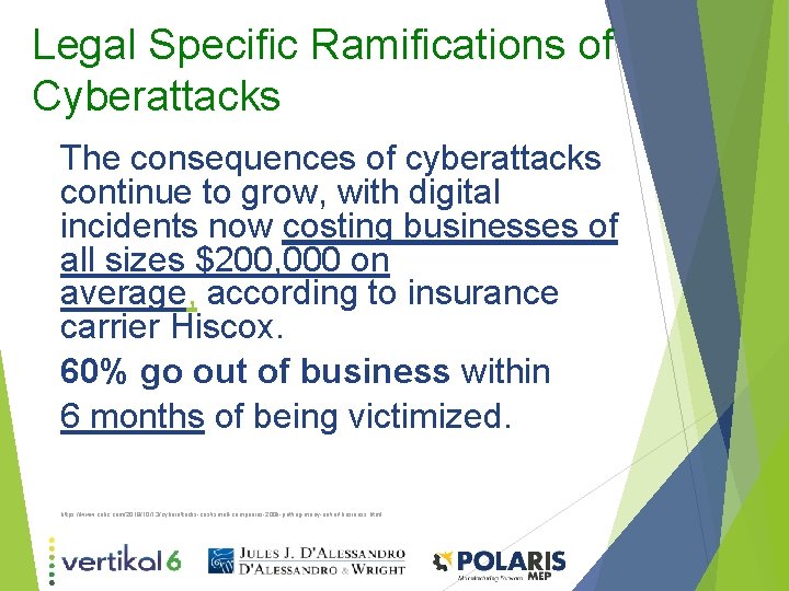 Legal Specific Ramifications of Cyberattacks The consequences of cyberattacks continue to grow, with digital Legal Specific Ramifications of Cyberattacks The consequences of cyberattacks continue to grow, with digital