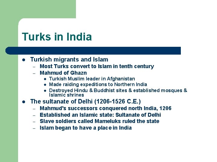 Turks in India l Turkish migrants and Islam – – Most Turks convert to