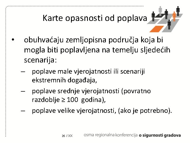 Karte opasnosti od poplava • obuhvaćaju zemljopisna područja koja bi mogla biti poplavljena na Karte opasnosti od poplava • obuhvaćaju zemljopisna područja koja bi mogla biti poplavljena na