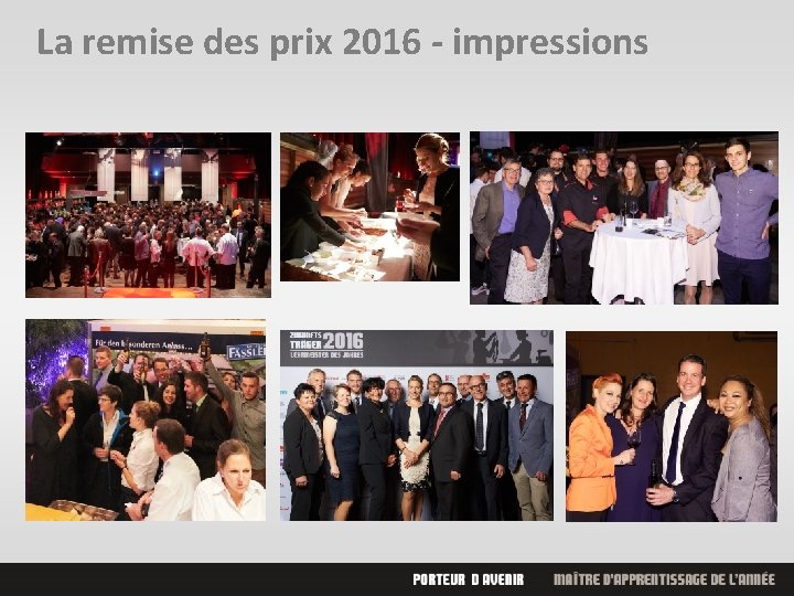 La remise des prix 2016 - impressions 