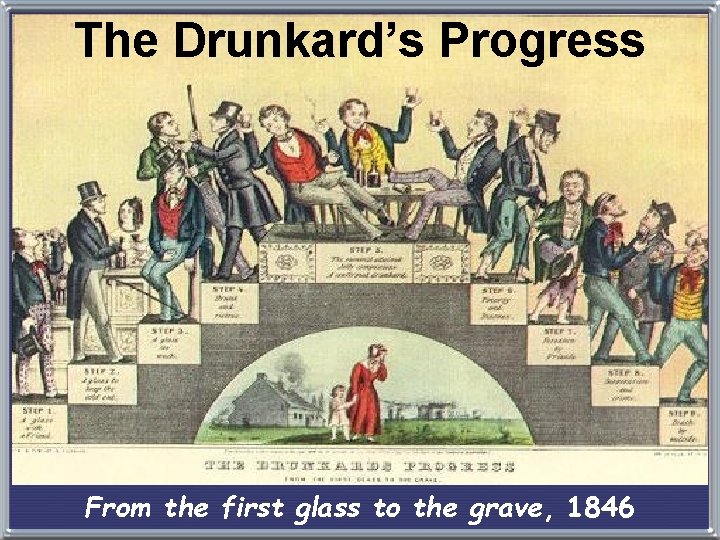 The Drunkard’s Progress From the first glass to the grave, 1846 