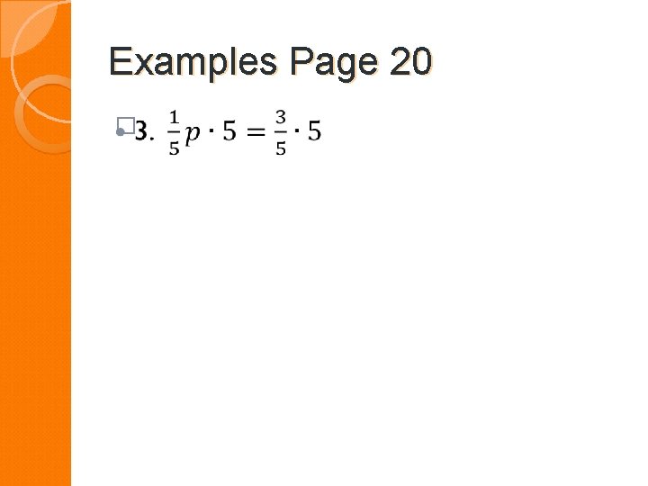 Examples Page 20 � 