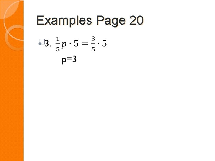 Examples Page 20 � 