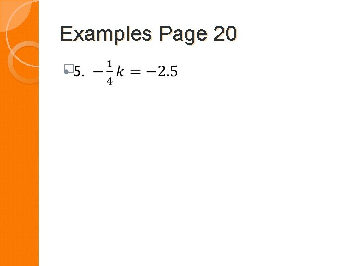 Examples Page 20 � 