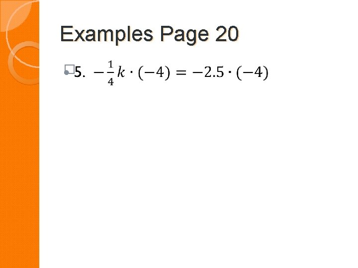 Examples Page 20 � 