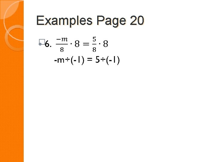 Examples Page 20 � 