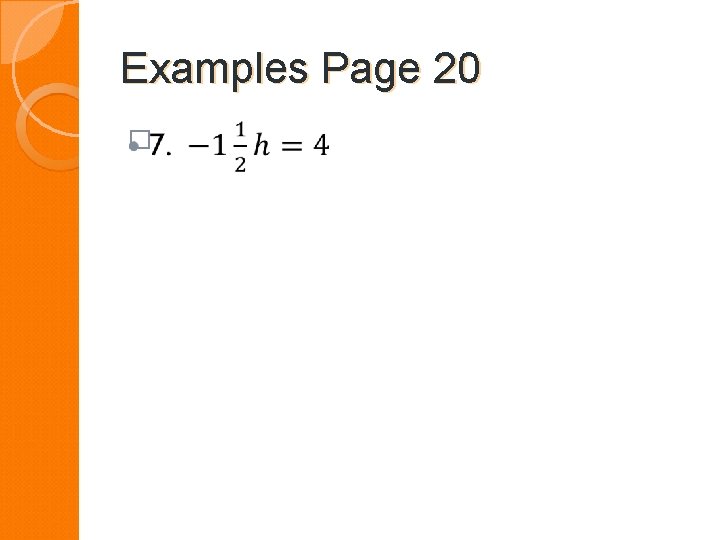 Examples Page 20 � 