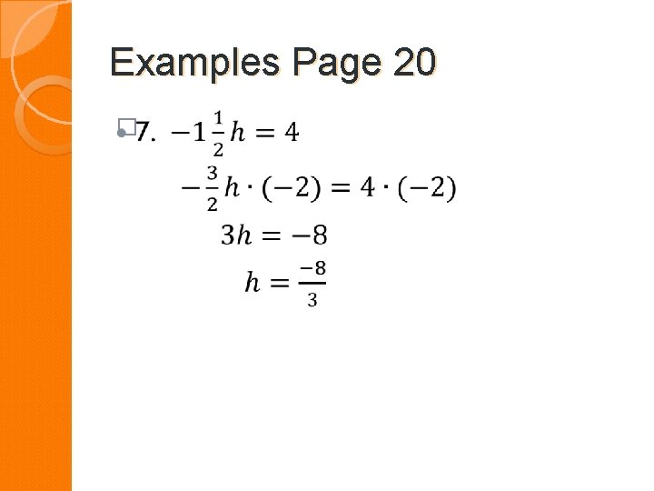 Examples Page 20 � 