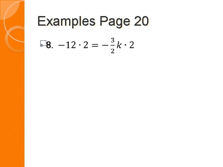 Examples Page 20 � 