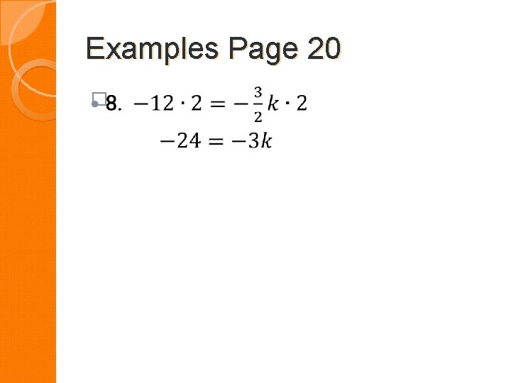 Examples Page 20 � 