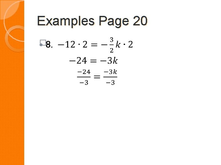 Examples Page 20 � 