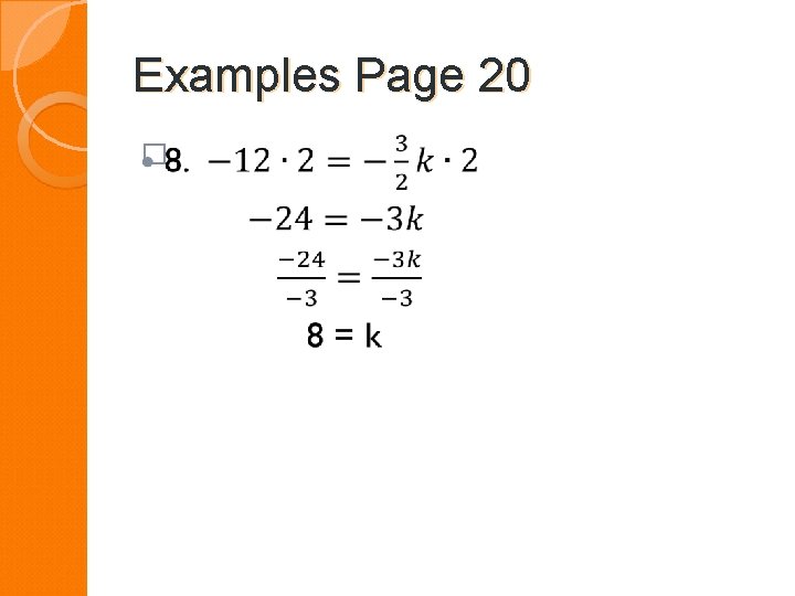 Examples Page 20 � 