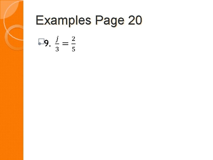 Examples Page 20 � 