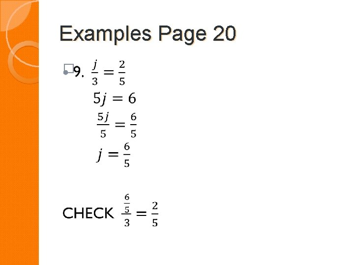 Examples Page 20 � 