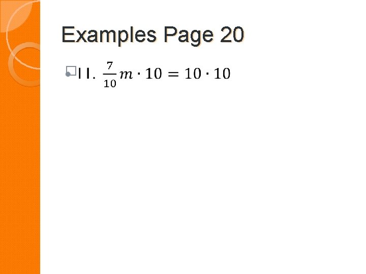 Examples Page 20 � 