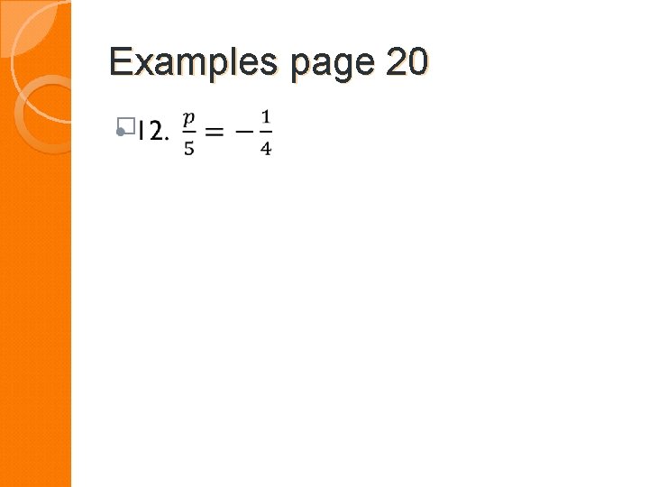 Examples page 20 � 
