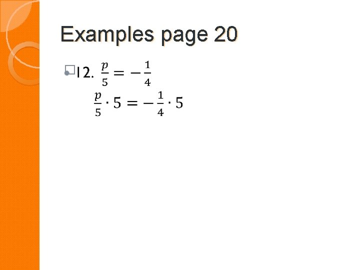 Examples page 20 � 