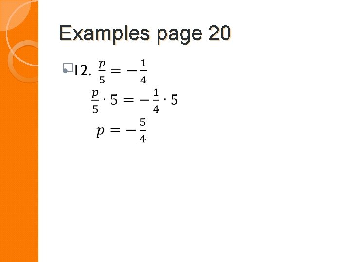 Examples page 20 � 