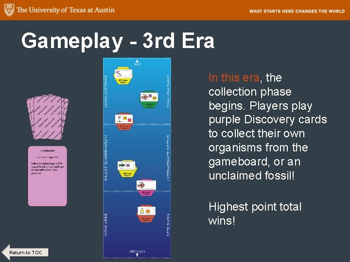 Gameplay - 3 rd Era In this era, the collection phase begins. Players play