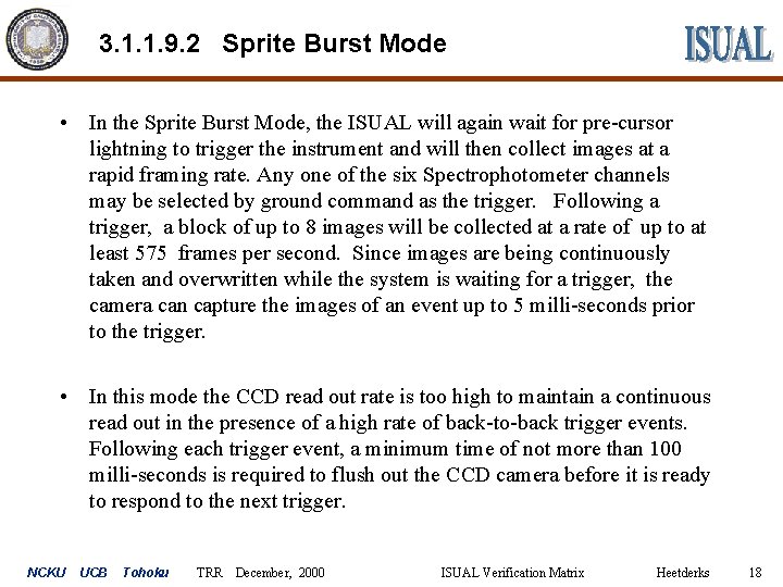 3. 1. 1. 9. 2 Sprite Burst Mode • In the Sprite Burst Mode,