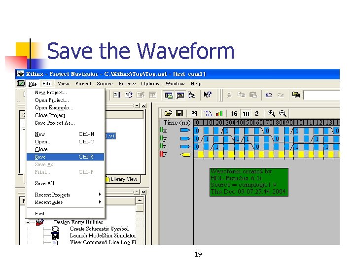 Save the Waveform 19 
