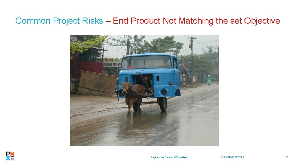 Common Project Risks – End Product Not Matching the set Objective Engineering Council of