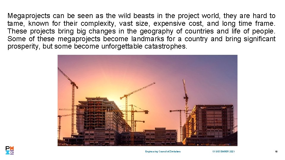 Megaprojects can be seen as the wild beasts in the project world, they are