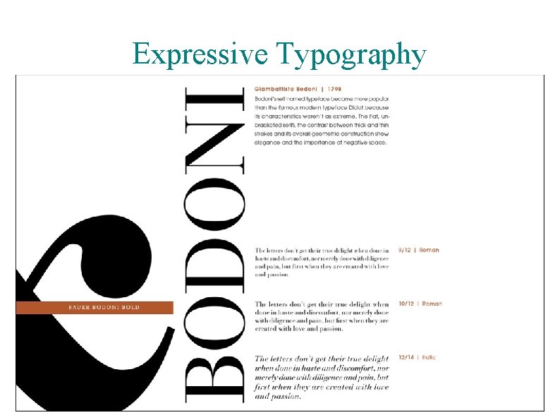 Expressive Typography 