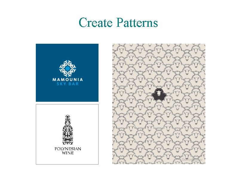 Create Patterns 
