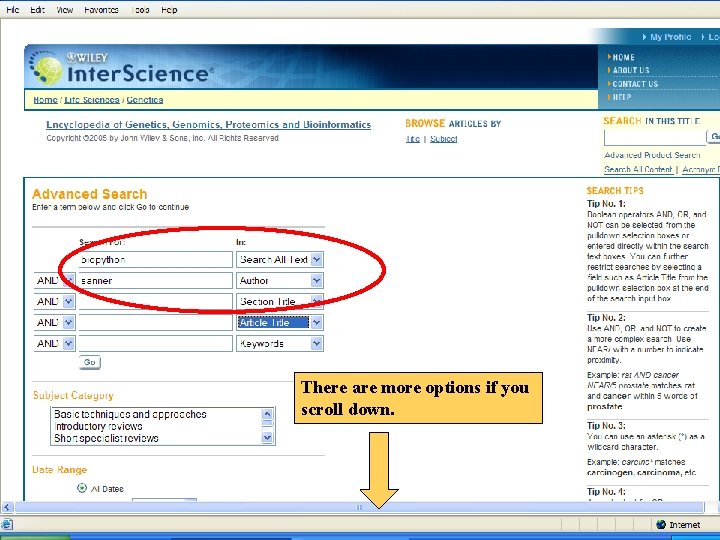 There are more options if you scroll down. 