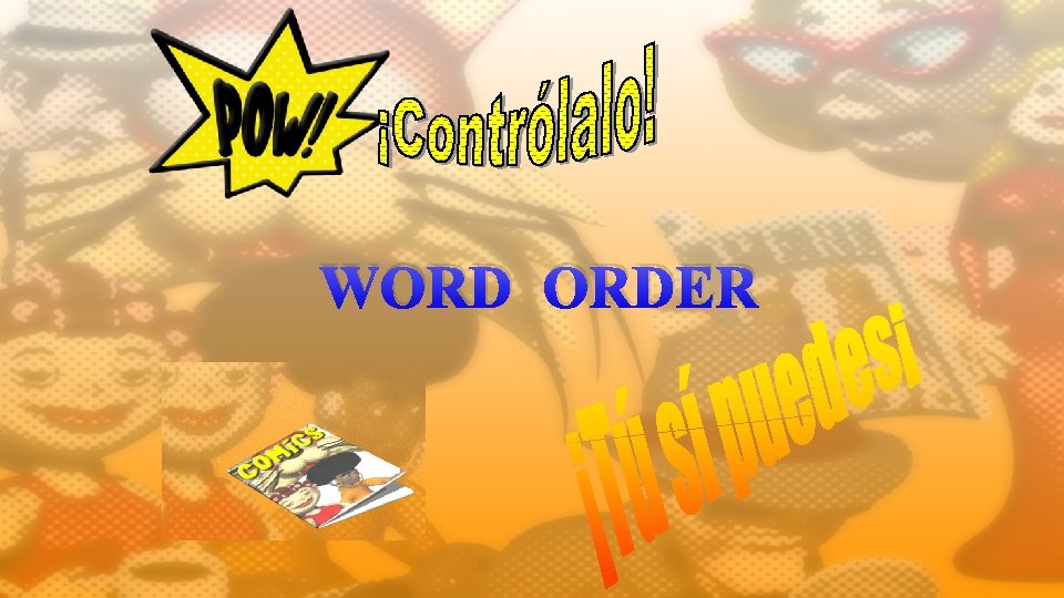 WORD ORDER 