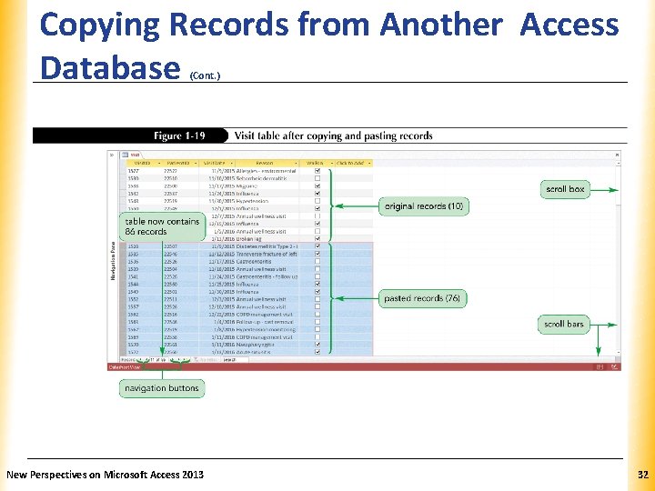 Copying Records from Another Access XP Database (Cont. ) New Perspectives on Microsoft Access