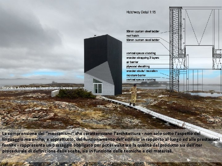 Saunders Architecture - Tower Studio, Canada La comprensione dei “meccanismi” che caratterizzano l’architettura -