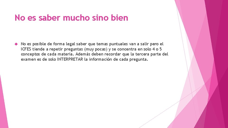 No es saber mucho sino bien No es posible de forma legal saber que