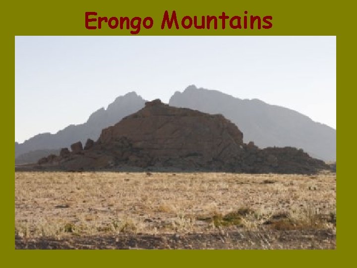 Erongo Mountains 