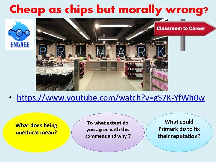 Cheap as chips but morally wrong? • https: //www. youtube. com/watch? v=g. S 7