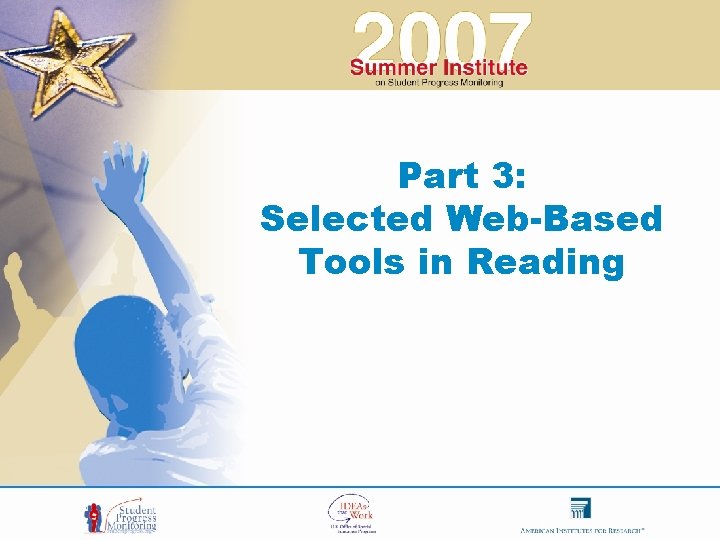 Part 3: Selected Web-Based Tools in Reading 