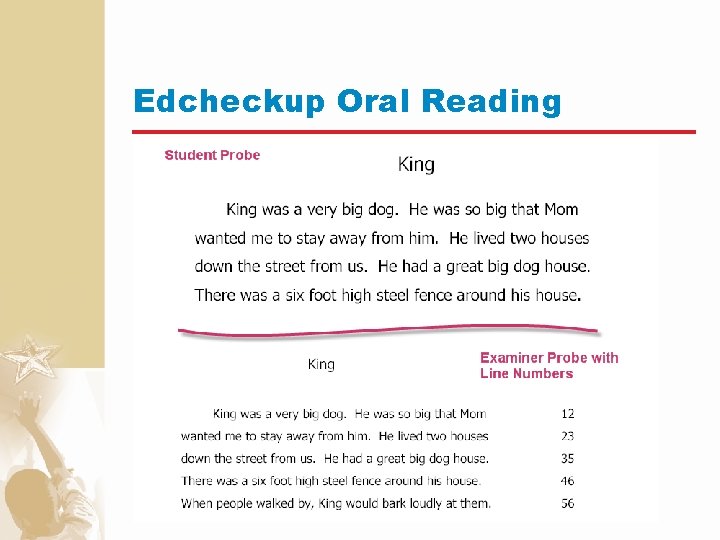 Edcheckup Oral Reading 