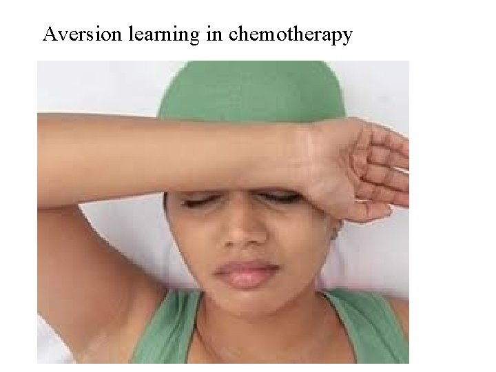 Aversion learning in chemotherapy 