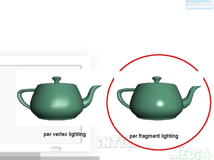 per vertex lighting per fragment lighting 