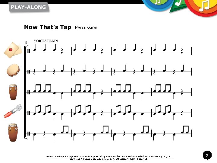 Online Learning Exchange Interactive Music powered by Silver Burdett published with Alfred Music Publishing