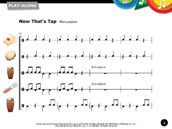 Online Learning Exchange Interactive Music powered by Silver Burdett published with Alfred Music Publishing