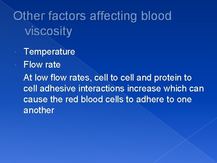 Blood Viscosity Vascular Resistance 18 1219 12 Viscosity